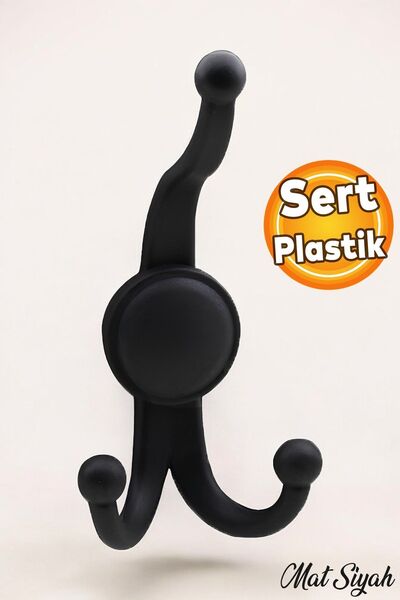 Badem10 Karataş Portmanto Vestiyer Duvar Dolap Askısı Banyo Elbise Askısı Ask...