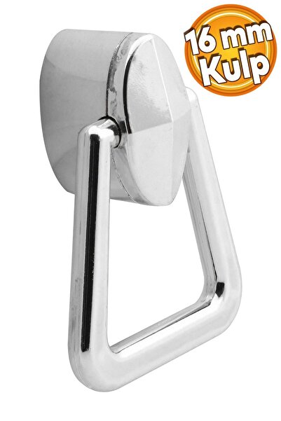 Badem10 PLASTIC DUR Mobilier de bucătărie Capac sertar de bucătărie 16 mm Mâner cromat