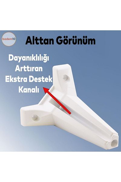 Badem10 Picioare de bază albe de 15 cm - Mobilier de lux din cedru Canapea, Unitate TV Picioare Fotoliu