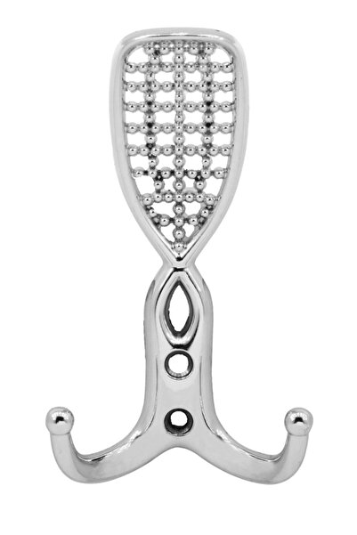 Badem10 Osmanlı Portmanto Vestiyer Duvar Askısı Dolap Elbise Askılığı (krom)