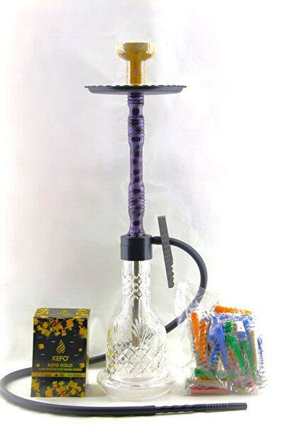 GökkuşağıTicaret mor kamuflaj Nargile takımı Büyük Boy (%100 duman performansı)