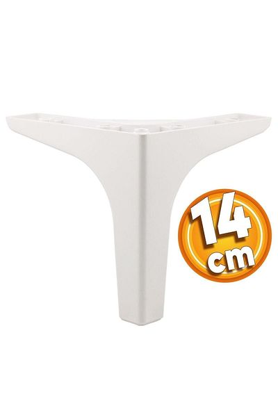 Badem10 Canapea Mobilier De Lux 4 Buc Perla Albă - 14 Cm Picior Fotoliu