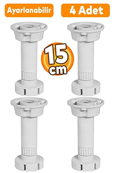 Badem10 Ayarlanabilir Dolap Mobilya Mutfak Tezgah Yükseltici Yükseltme Ayağı ...