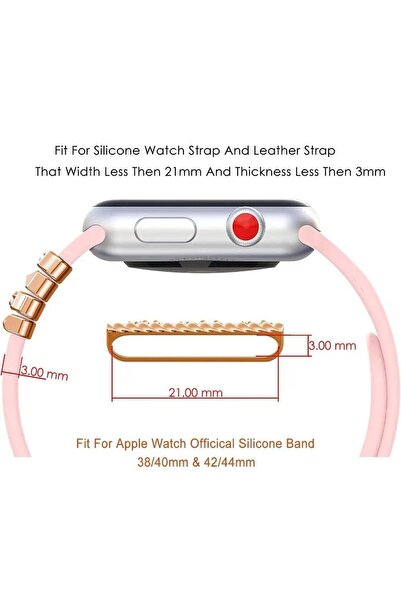PSGT Love Watch Band Charm - Uyumlu  Akıllı Saat Kordon Süsü
