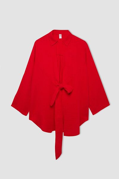 DeFacto Strandshirt aus Musselin - Fall in Love B7333AX24SM
