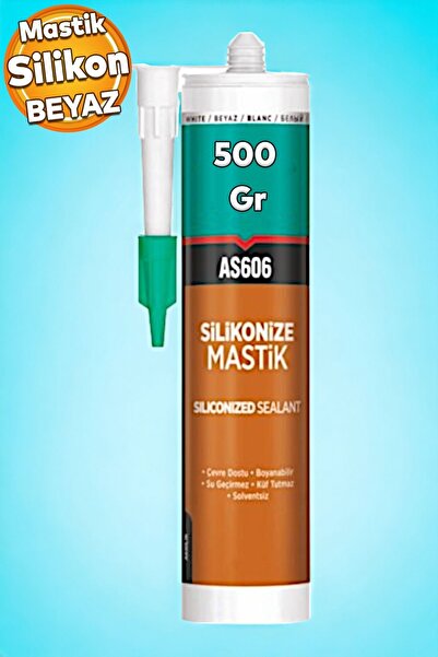 Badem10 Genel Amaçlı Beyaz Akrilik Mastik Silikon 500 GR Yapı Malzeme Montaj ...