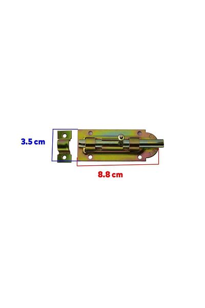 Badem10 Mavzer Sliding رقم: 6 قفل كادميوم 35x88 مم نافذة الباب قفل أمان مزلاج