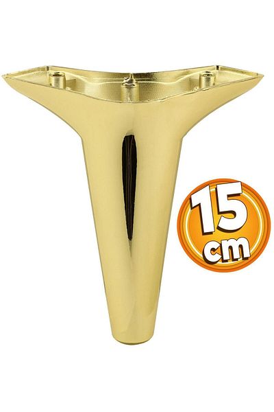 Badem10 Aspen Mobilier de lux Canapea Fotoliu Unitate TV Baza Canapea Rabatabilă Picior Picior 15 Cm Picior Aur
