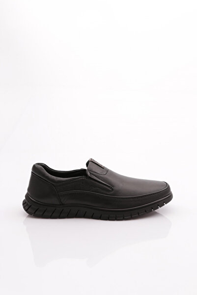 DGN Men's Comfort Shoes Black Genuine Leather 47522617