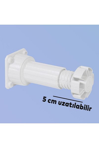 Badem10 10 Cm Picioare Albe Dulapuri Reglabile Mobilier Bancă Puf Riser