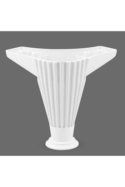 Badem10 Mobila Canapea Fotoliu Unitate Puf Picioare 12 Cm Picioare Baza Albe 4 Bucati