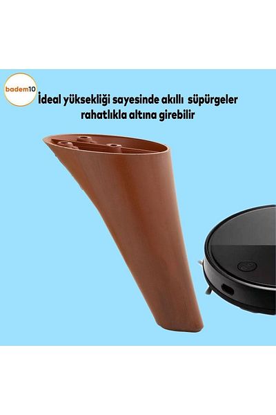 Badem10 Napoli Mobilier de lux Canapea Noptiera Noptiera Fotoliu Fotoliu Picior 12 Cm Picioare Maro