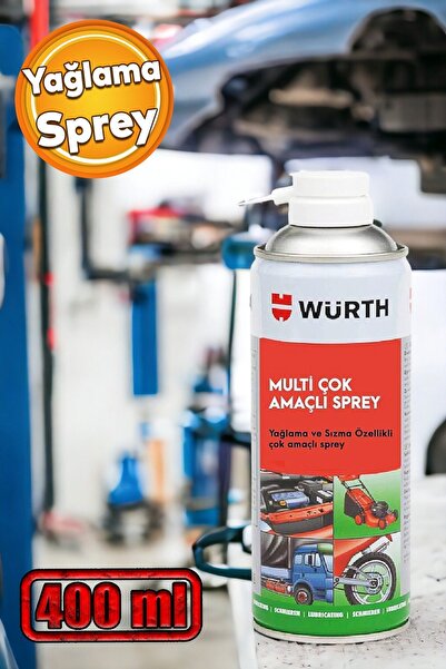 Würth Yağlayıcı Yağlama Paslanma Koruyucu Multi Çok Amaçlı Sprey 400 ml Gıcır...
