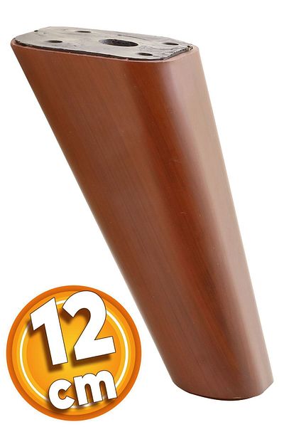 Badem10 Linden Mobilier de lux Canapea Masuta de cafea Unitate TV Picioare 12 Cm Maro Picioare Baza Ovale