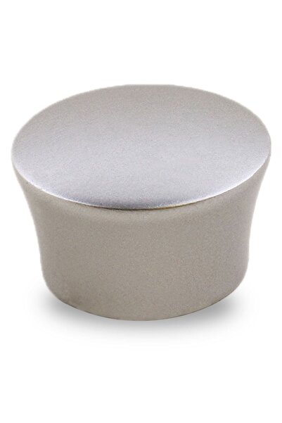 Badem10 Mâner metalic pentru dulap, capac cromat mat, sertar de bucătărie