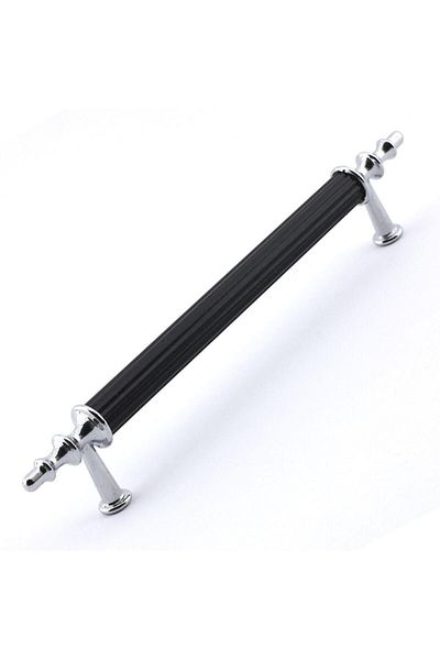 Badem10 Mâner Erciyes Mobilier Bucătărie Sertar Dulap Dulap Mânere Capac Mâner Mâner Negru 96 Mm Metal