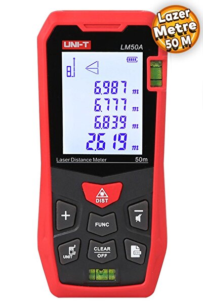 Unit Uni-t Lm50a Lazer Metre 50 M Lazer Mesafe Ölçer