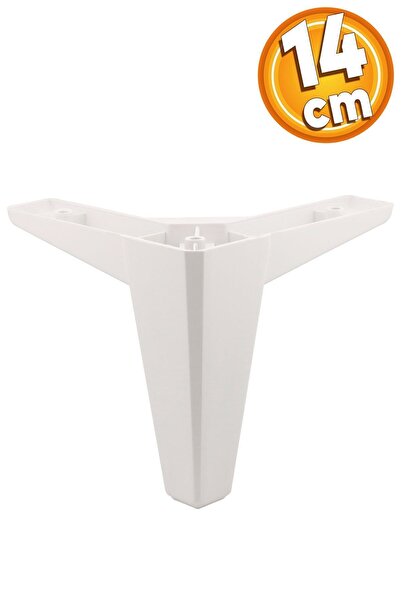 Badem10 Sedir Lüks Mobilya Kanepe Sehpa Tv Ünitesi Koltuk Ayağı 14 Cm Beyaz B...