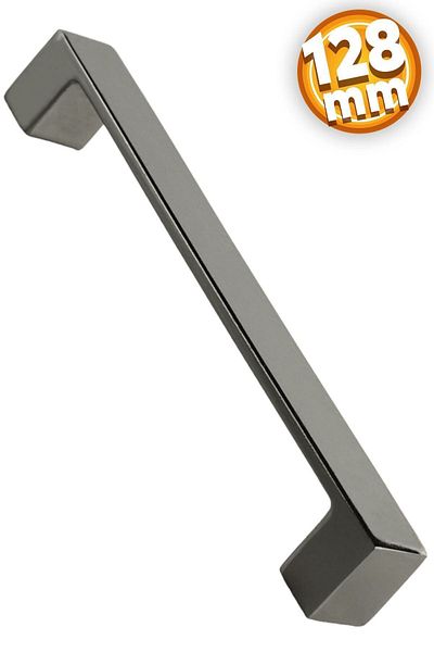 Badem10 Bețe de 128 mm-12,8 cm cu noduri metalice Bihter Mobilier plat Sertar de bucătărie Blow
