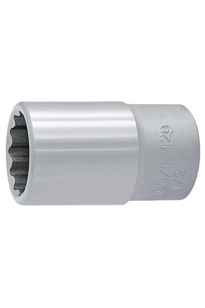 Unior 1/2" Socket Wrench 12 Corner 23 Mm