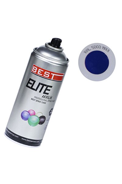 Best Elite Safir Mavi 5003 Akrilik Hızlı Kuruyan Profesyonel Sprey Boya 400 Ml