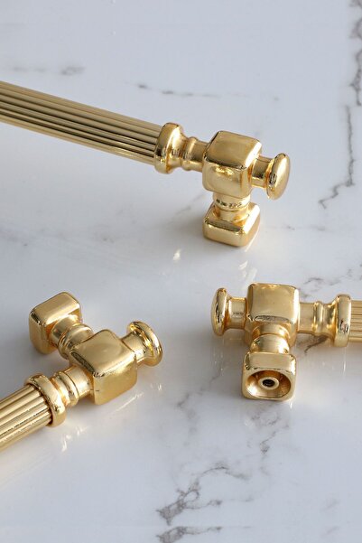 Badem10 Talas Gold Line Metal 128 Mm 12,8 Cm Mobilier Bucătărie Sertar Dulap Dulap Mâner Mâner