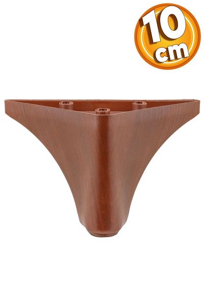 Badem10 Yonca Mobilier de lux Canapea Unitate TV Picior de fotoliu 10 Cm Model din lemn maro Picioare de bază
