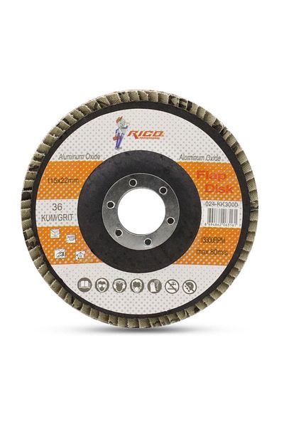 Rico Angle Grinder Flap Disc Sander 115 Mm 36 Grit