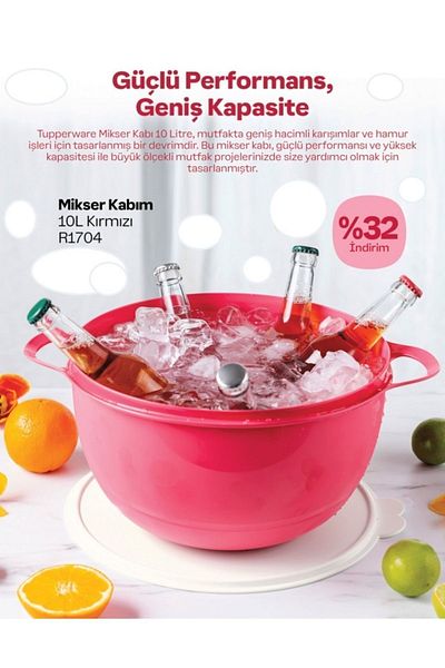 Tupperware Mixer Container 10 Liters