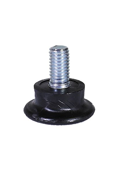 Badem10 Picioare cu articulație sferică Bingo M8 șurub 25 mm Profil negru Picioare 2,5 cm