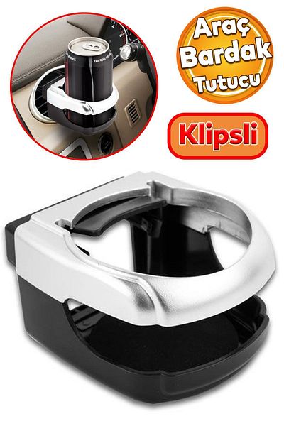 Badem10 Auto Automobile Vehicle In-Car Cup Box Beverage Holder High Type Apparatus with Clip