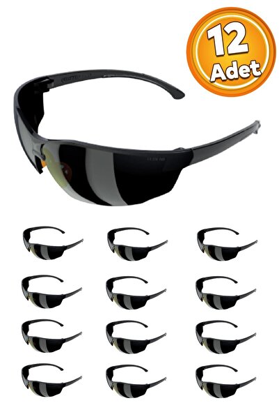 Badem10 Iş Güvenlik Güvenliği Kaynakçı Gözlüğü Uv Koruyucu Silikonlu Gözlük S...