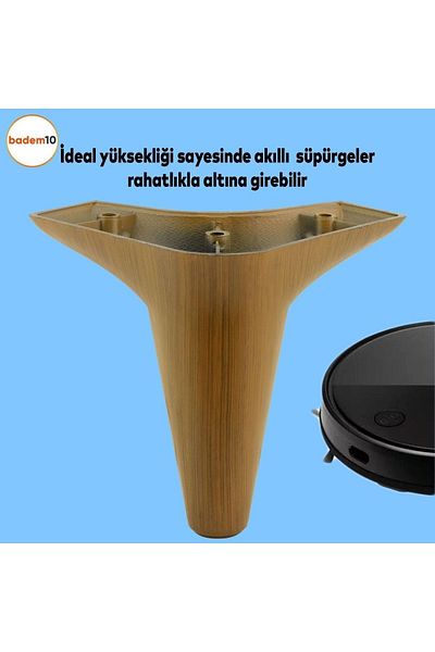 Badem10 Aspen Mobilier de lux Canapea Fotoliu Unitate TV Baza Riser Picior Picioare 12 Cm Model Lemn Picior
