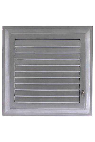 Badem10 Baie WC Toaletă Ventilare Obturator Plastic Gri 55x55 CM