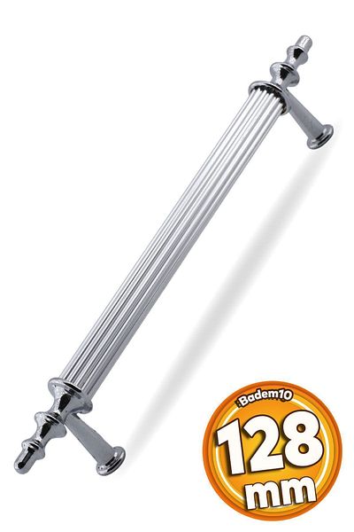 Badem10 Mâner Erciyes – Dulap Sertar Bucătărie Metal 128 Mm Culoare Crom