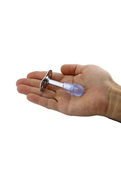 Badem10 Mobilya Kapı Arkası Kolu Stoperi Tamponu Metal Krom 8 Cm Stopu Durdurucusu Tutucu Tutacağı