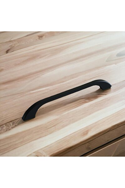 Badem10 Mâner Meriç Negru Metalic Mâner Ușă Sertar Bucătărie 160 Mm