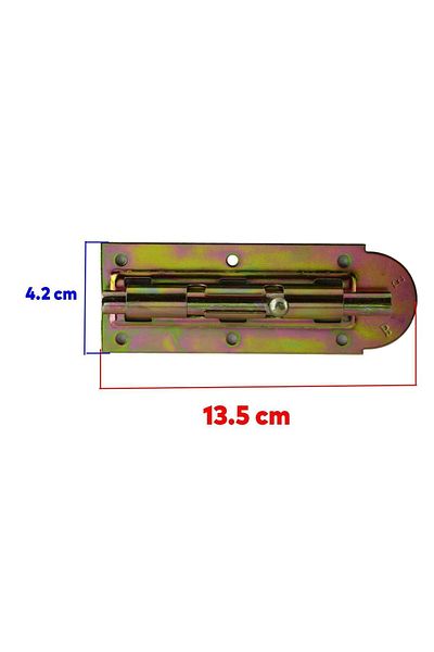 Badem10 Mavzer Deadbolt رقم: 14 قفل كادميوم 42x135 ملم قفل أمان نافذة الباب المنزلق