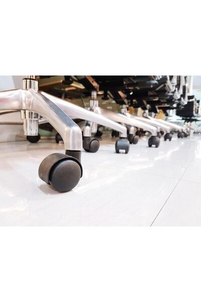 Genel Markalar Ofis Koltuk Sandalye Tekerleği 50 Mm Pimli 5 Adet Koltuk Sandalye Tekerleği 50 Mm Pimli - Tekerlekle