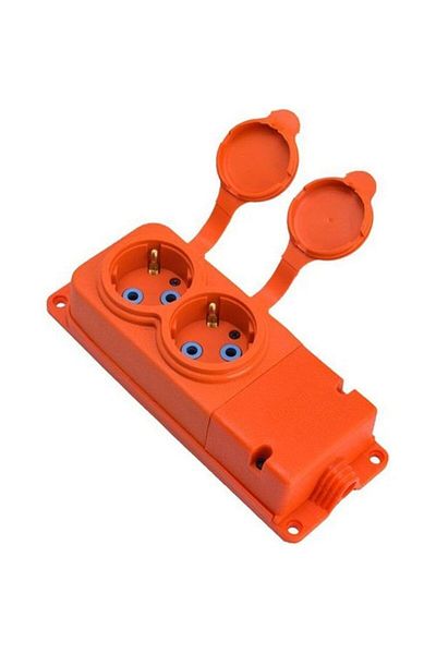 Bylion Orange Monophase Rubberized 3-Piece Group Socket