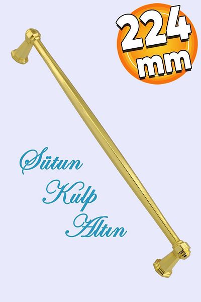 Badem10 Mobilier Meltem dinamic de 224 mm cu metale aurii