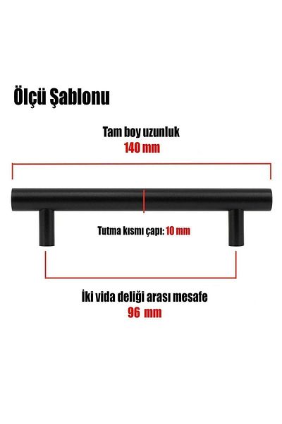 Badem10 Mobilier înalt cu trandafiri din metal negru - mânere pentru sertare de bucătărie, dulapuri și mânere (96 mm-9,6 cm)