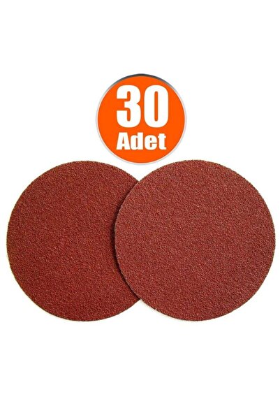 Badem10 30 Adet Cırt Zımpara Spiral Avuç Taşlama 115 Mm (220 Kum)