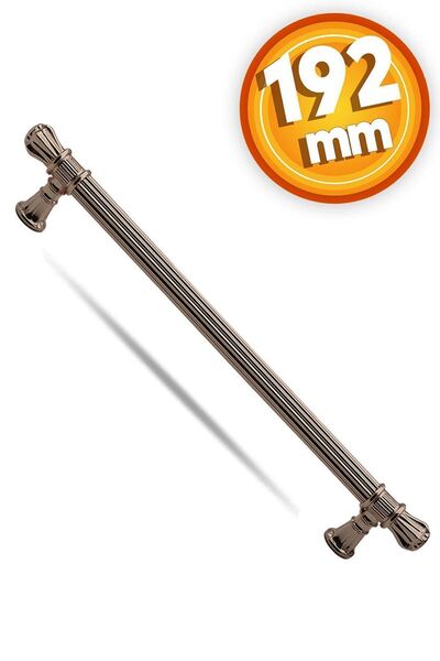 Badem10 Akbatı Dolap Dolabı Kapak Kulpu Kulbu (192 MM-19.2 CM) Bronz Metal Kulpları Mobilya Mutfak Çekmece