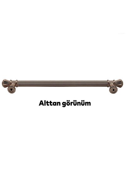 Badem10 Akbatı Dolap Dolabı Kapak Kulpu Kulbu (192 MM-19.2 CM) Bronz Metal Kulpları Mobilya Mutfak Çekmece