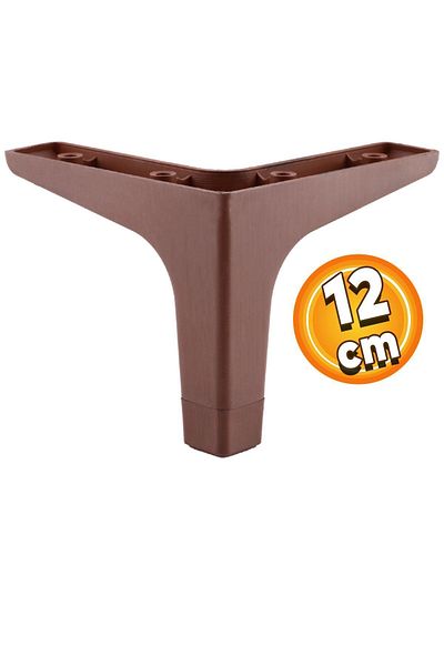 Badem10 Mobilier de lux Sedef Canapea Unitate TV Picior de fotoliu 12 Cm Model Lemn Nuc Picioare de bază