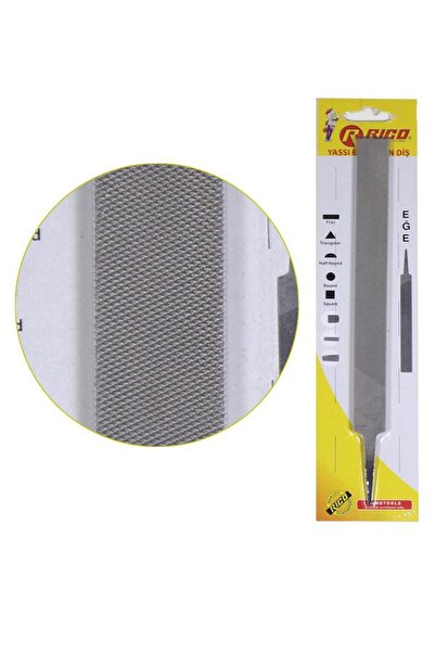 Rico Yassı Eğe Kalın Diş Blisterli 10 Mm