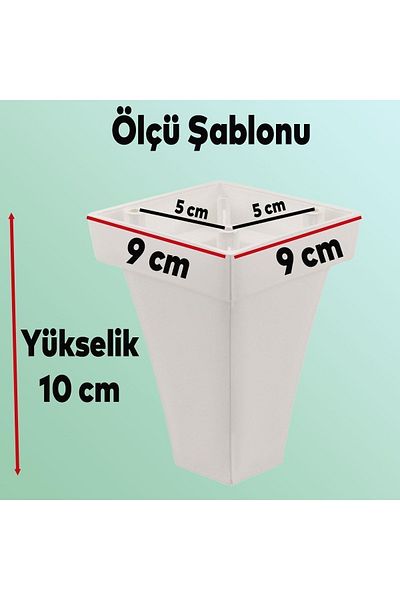 Badem10 Dulap de lux Venus Furniture - Canapea albă de 10 cm, masă de cafea, unitate TV și picior de fotoliu
