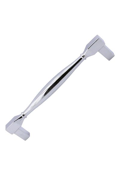 Badem10 Chrome Color 96 mm Metal Square Handle Furniture Kitchen Drawer Cabinet Door Handle