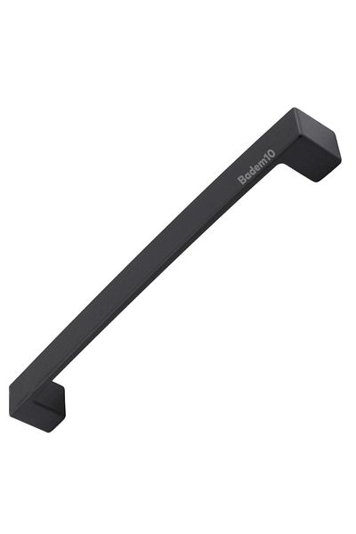 Badem10 Bihter 160 mm Mobilier Bucătărie Mâner sertar Mâner ușă dulap Mâner metalic Mâner dulap negru